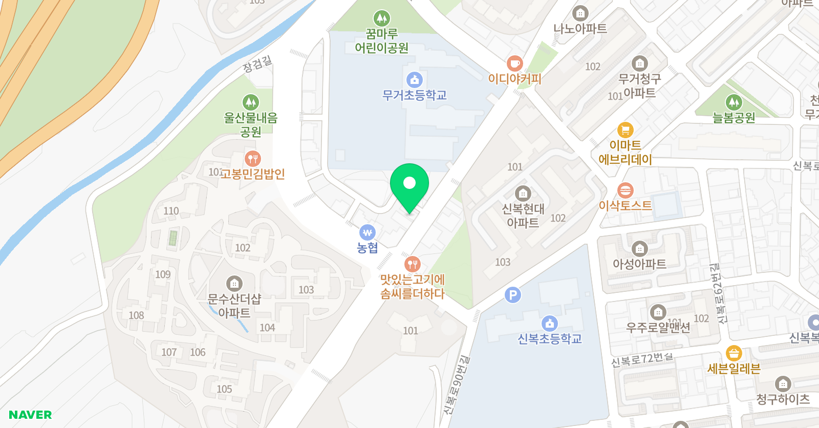 제이앤 수학학원 위치