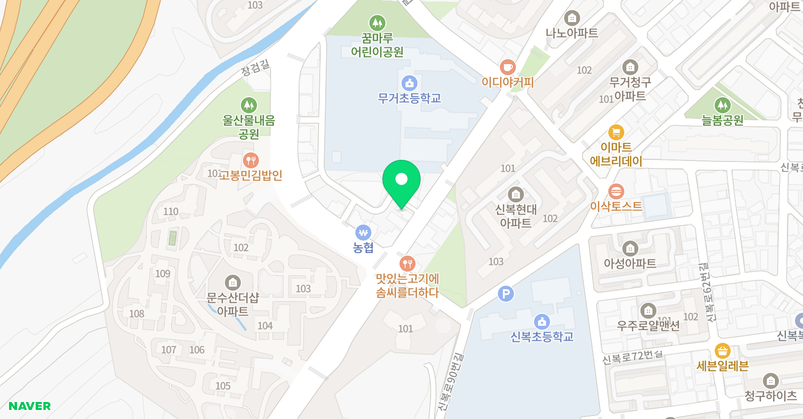 브릭스 리딩어학원 위치