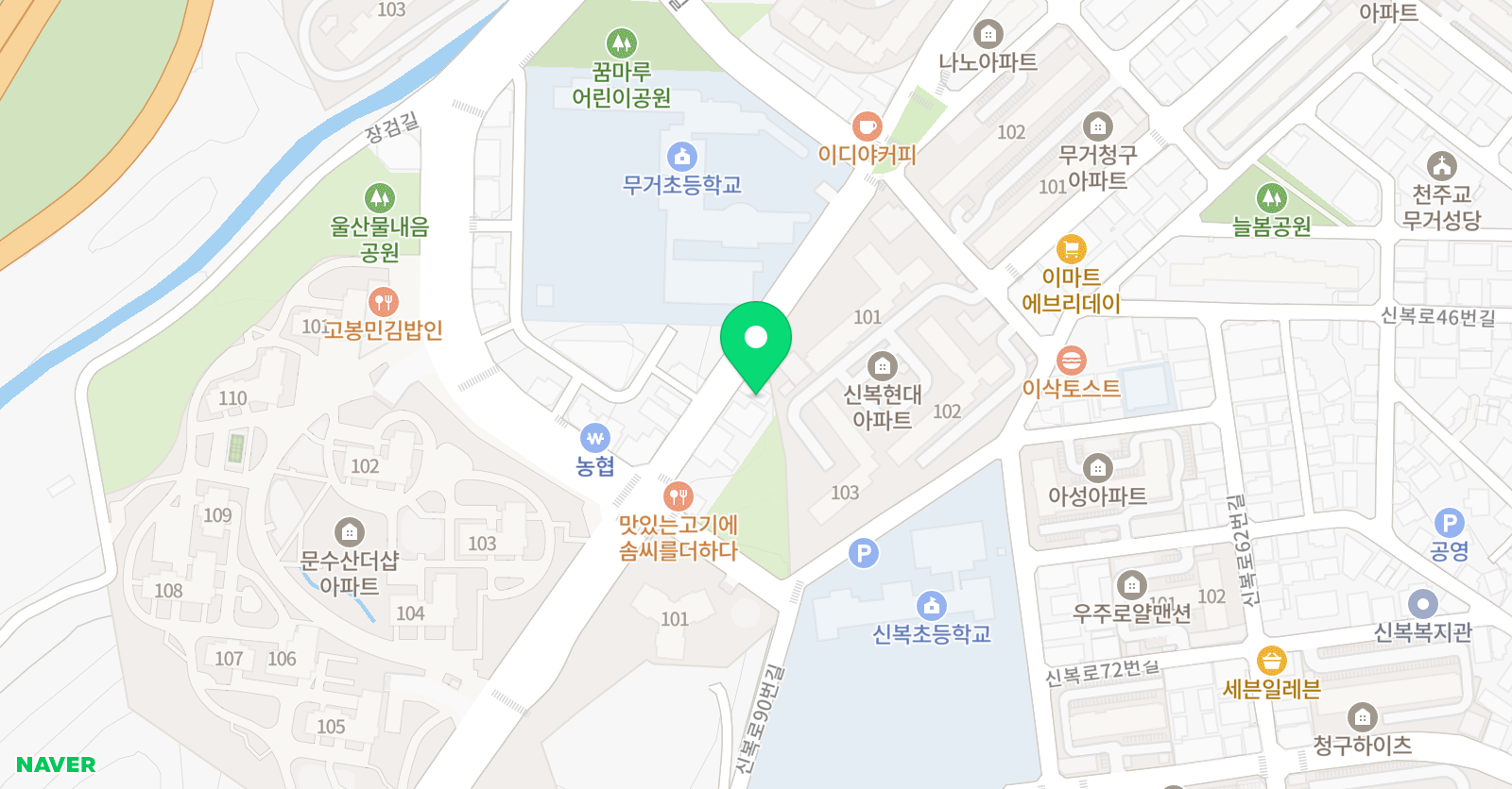 매쓰피아 수학학원 위치