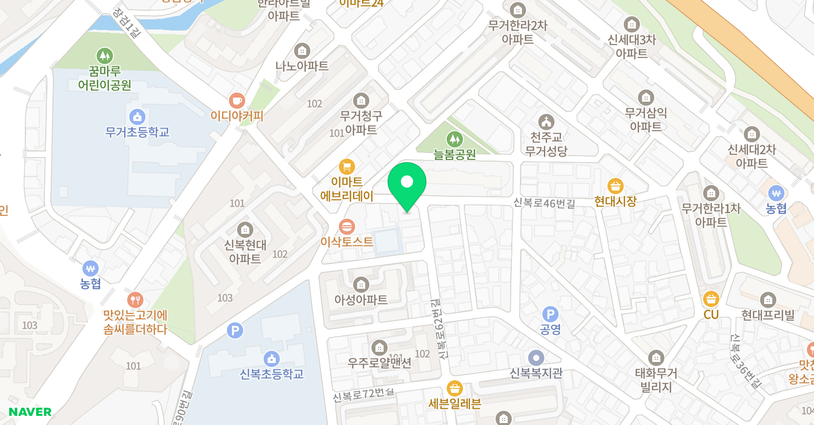 지성캠프 학원 위치