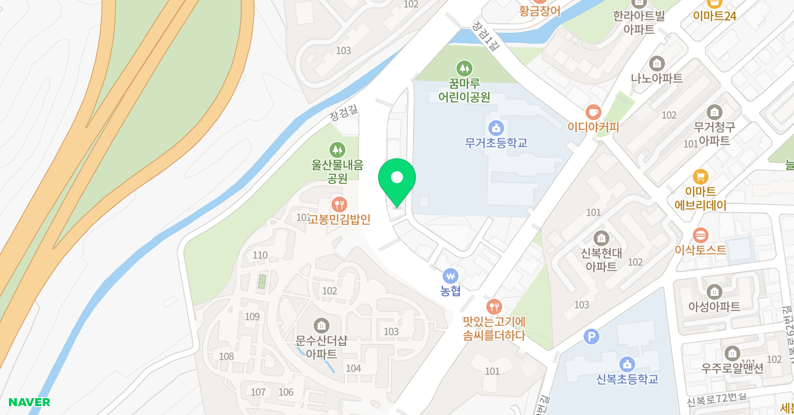 다함 수학전문학원 위치
