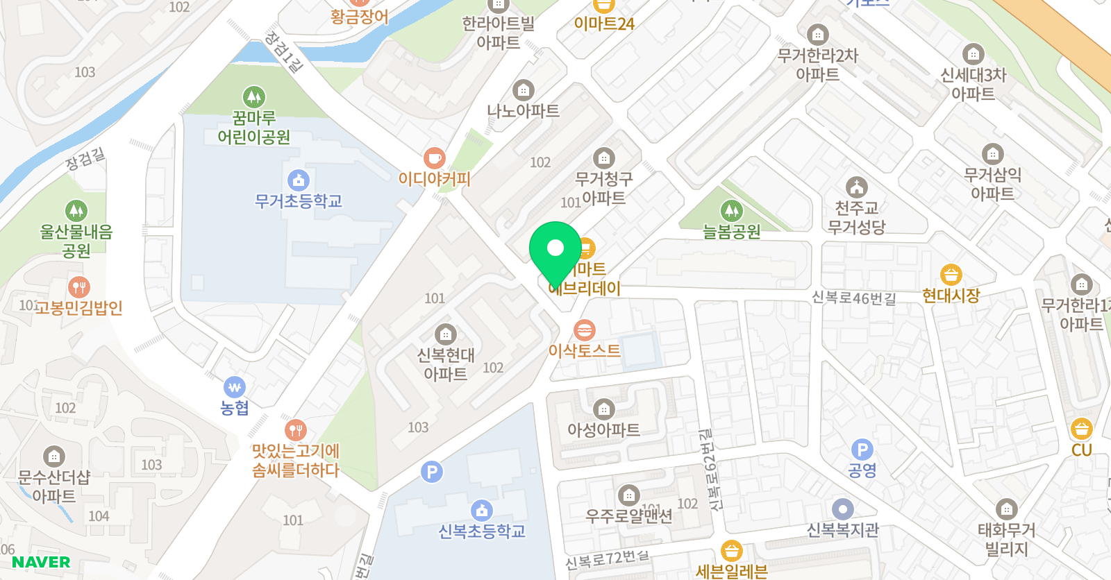 경호 태권도장 위치