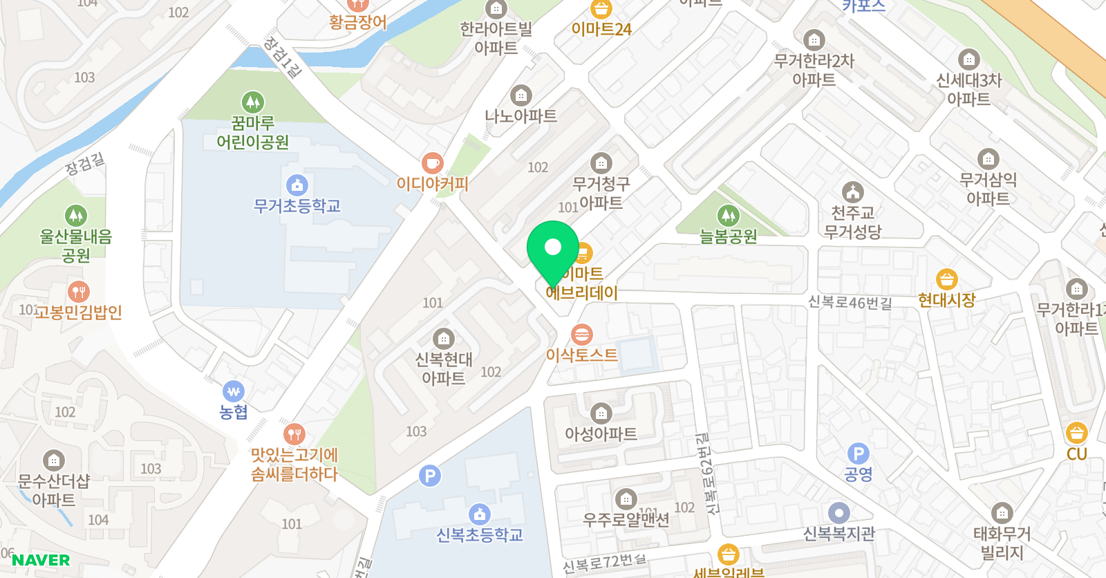 오브 피아노학원 위치