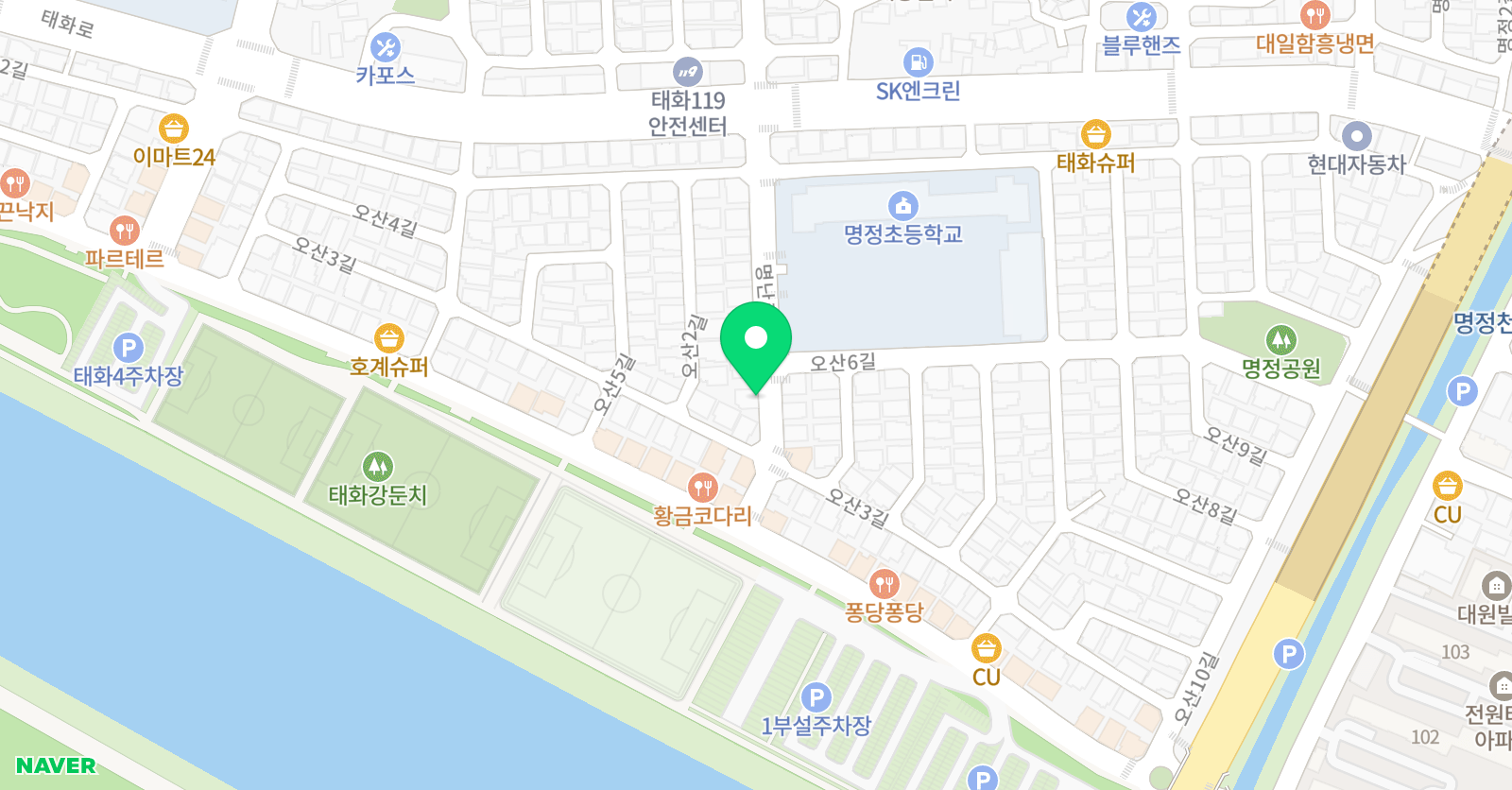 K소리엘 피아노교습소 위치