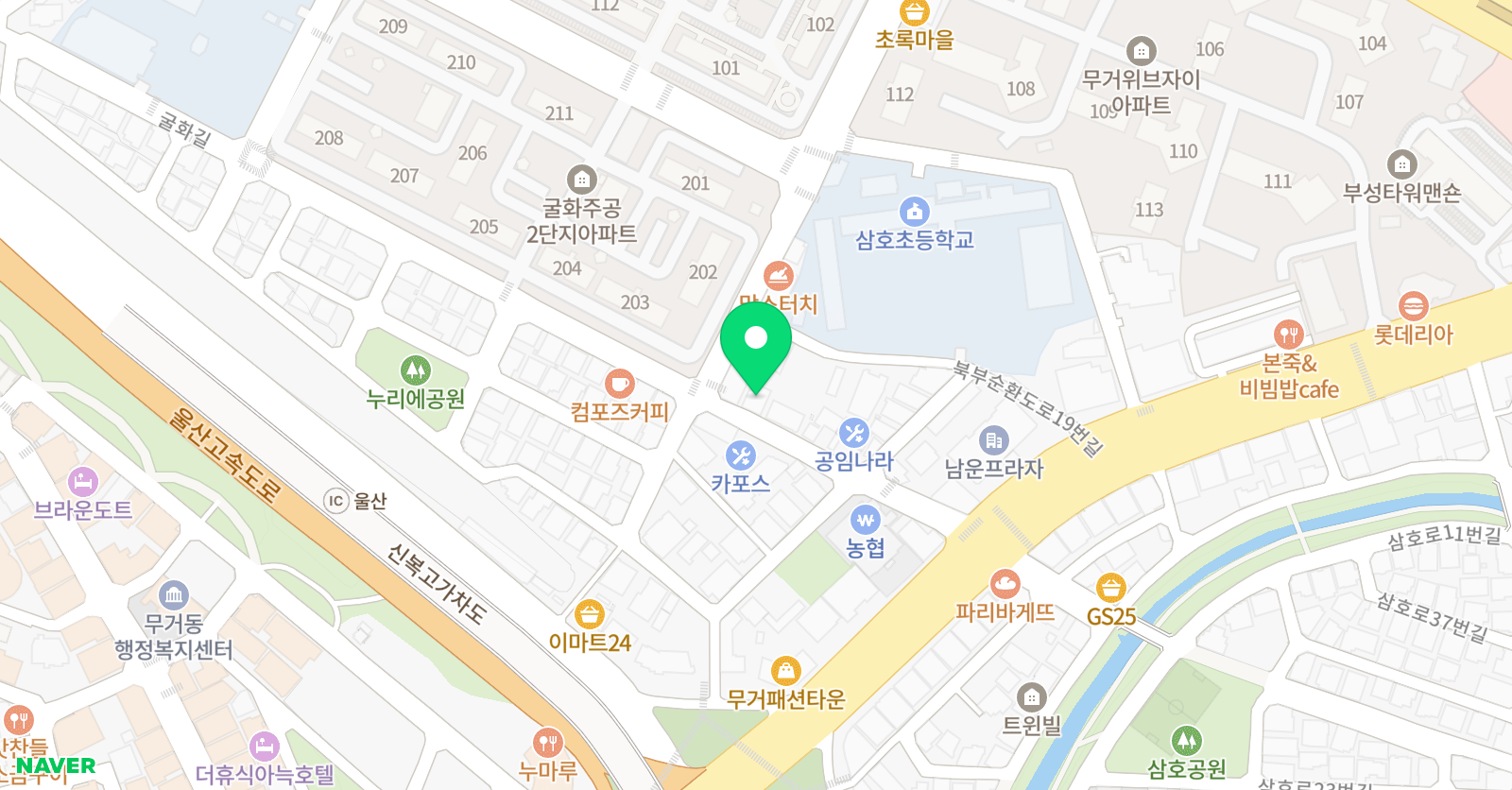 신쌤플러스 수학전문학원 위치