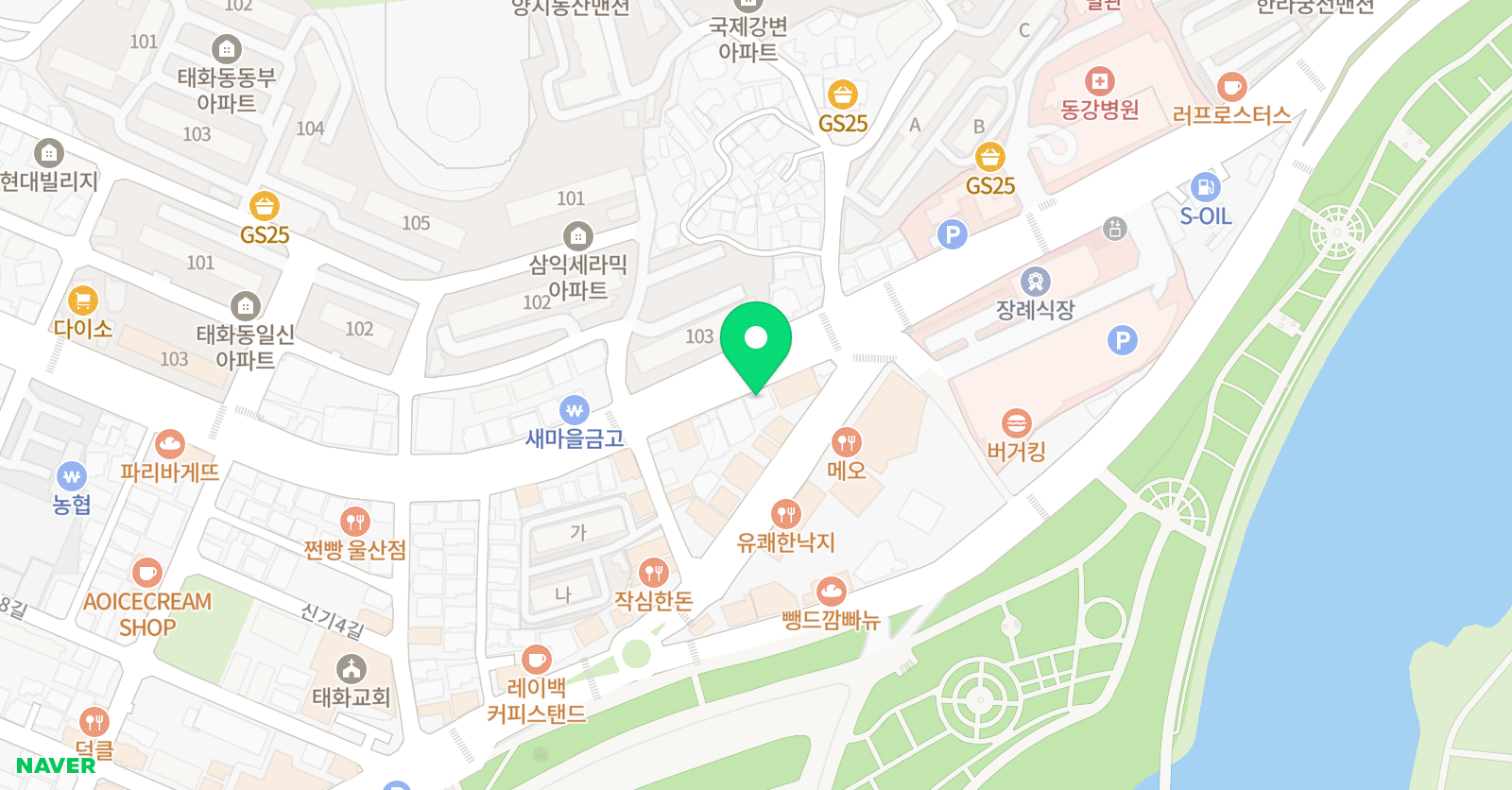 더오름 학원 위치