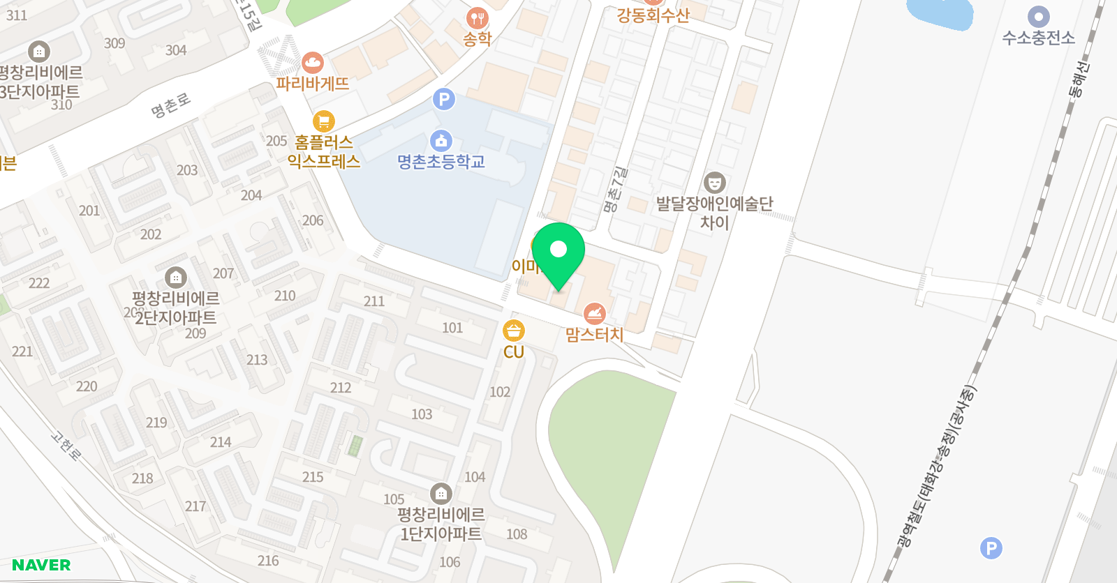 피오나앤스텔라 영어학원 위치