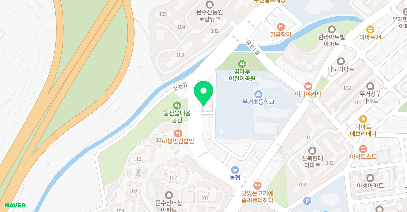 한양나노 수학학원 위치