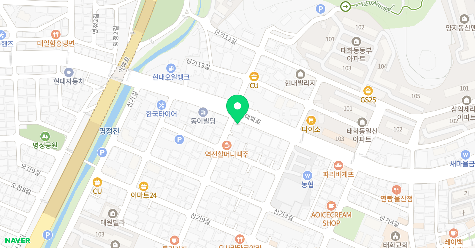 청목 학원 위치