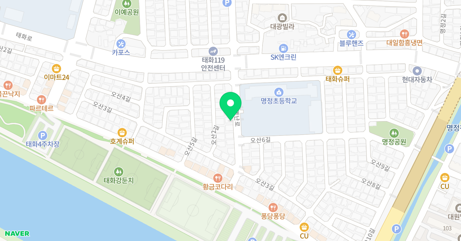 푸르넷 공부방 든든공부방 위치