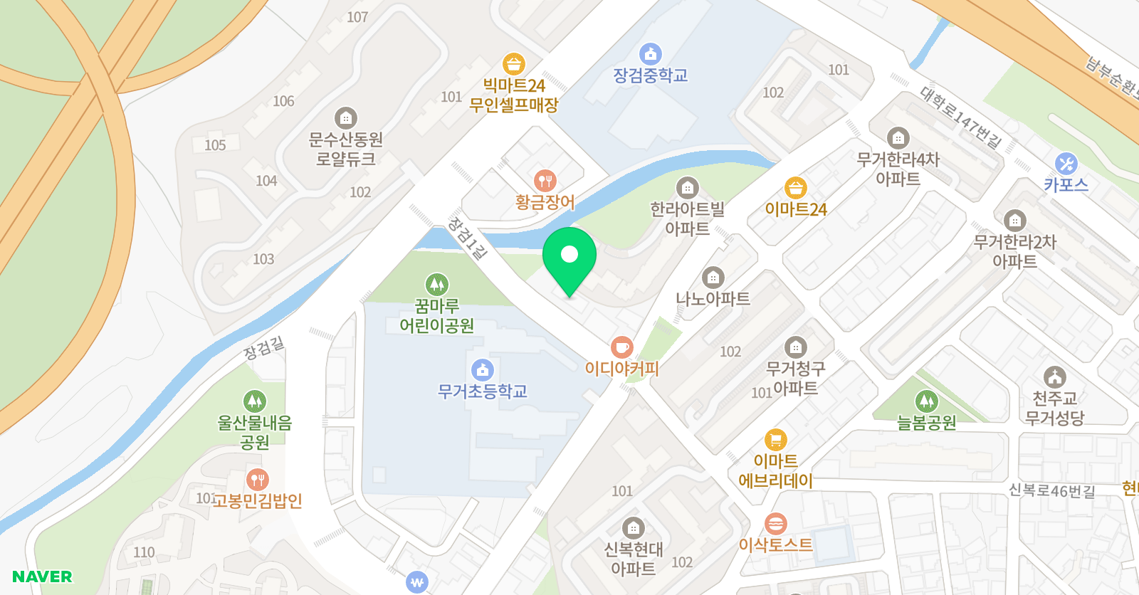 태성태권도 위치