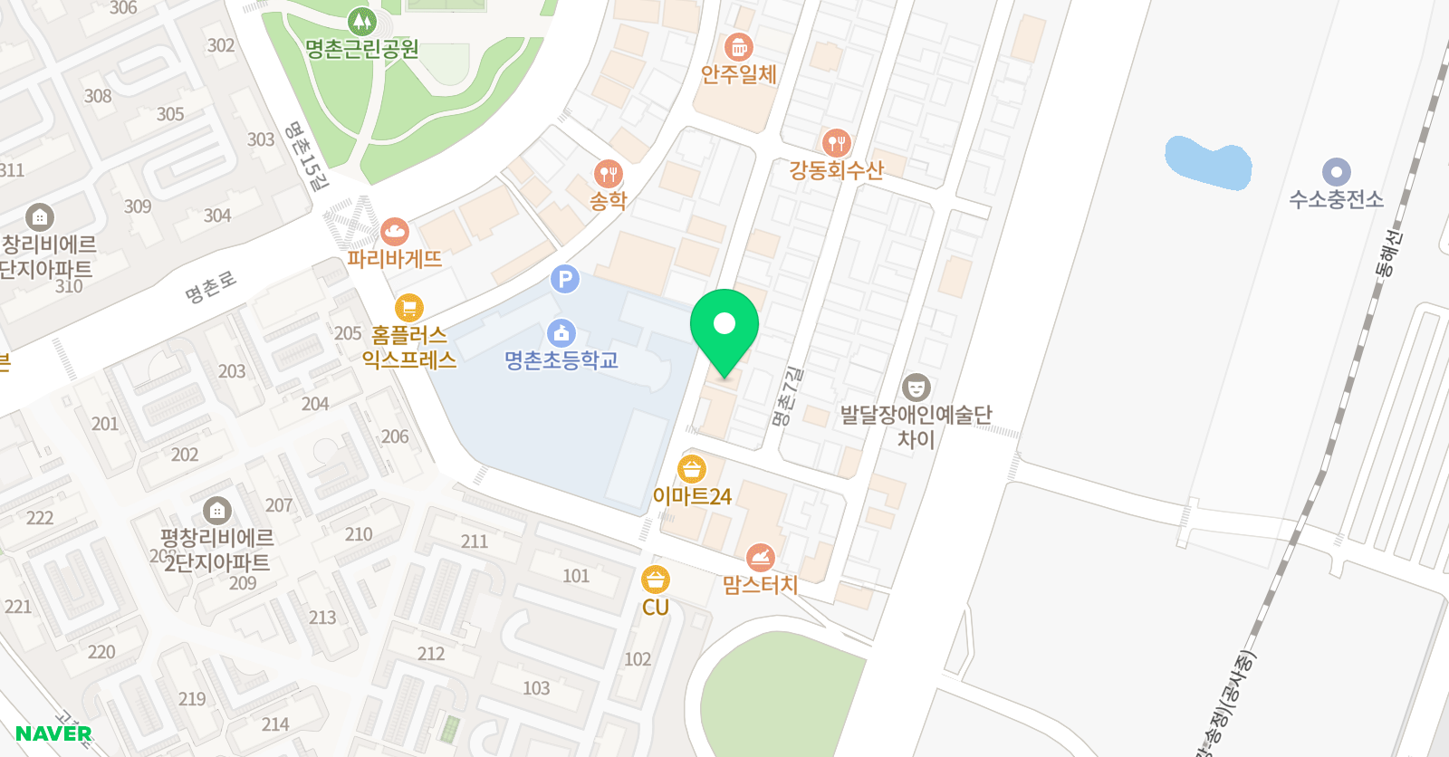 애플아이 미술학원 위치