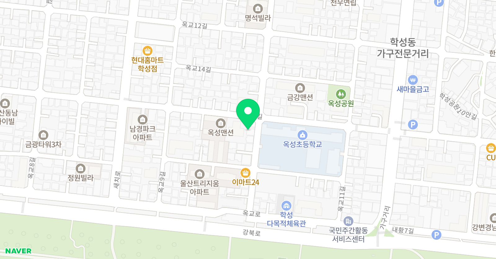 아이샘 학원 위치
