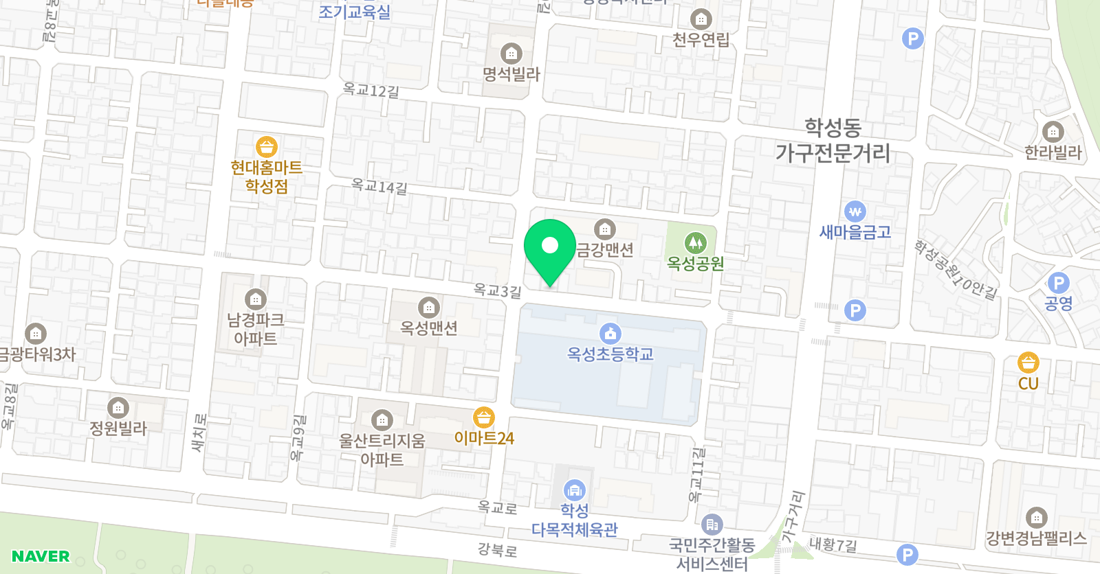 명석아카데미 학원 위치