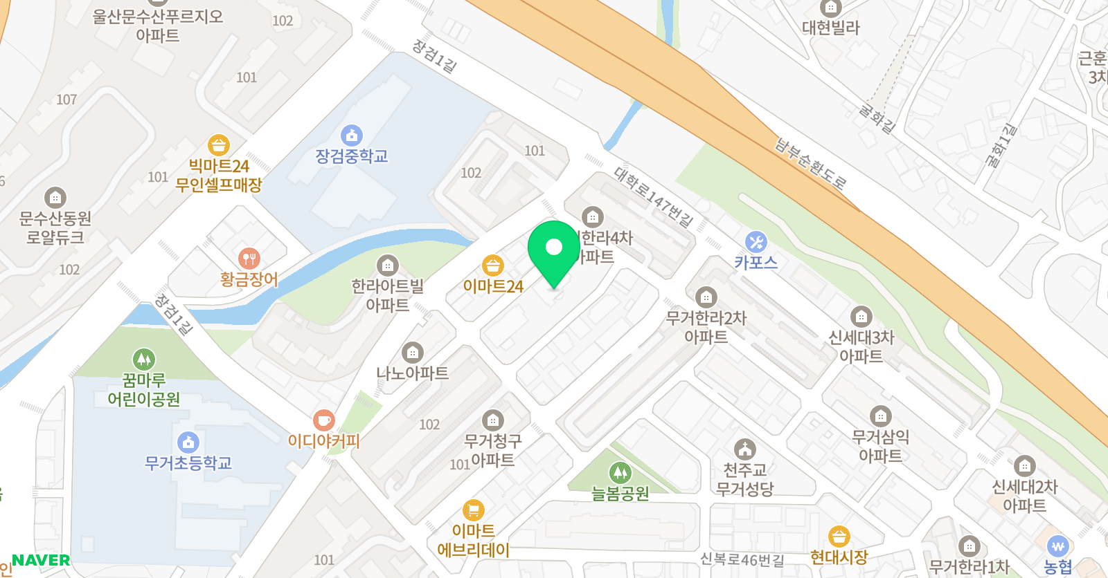 에스엔아이 어학원 위치