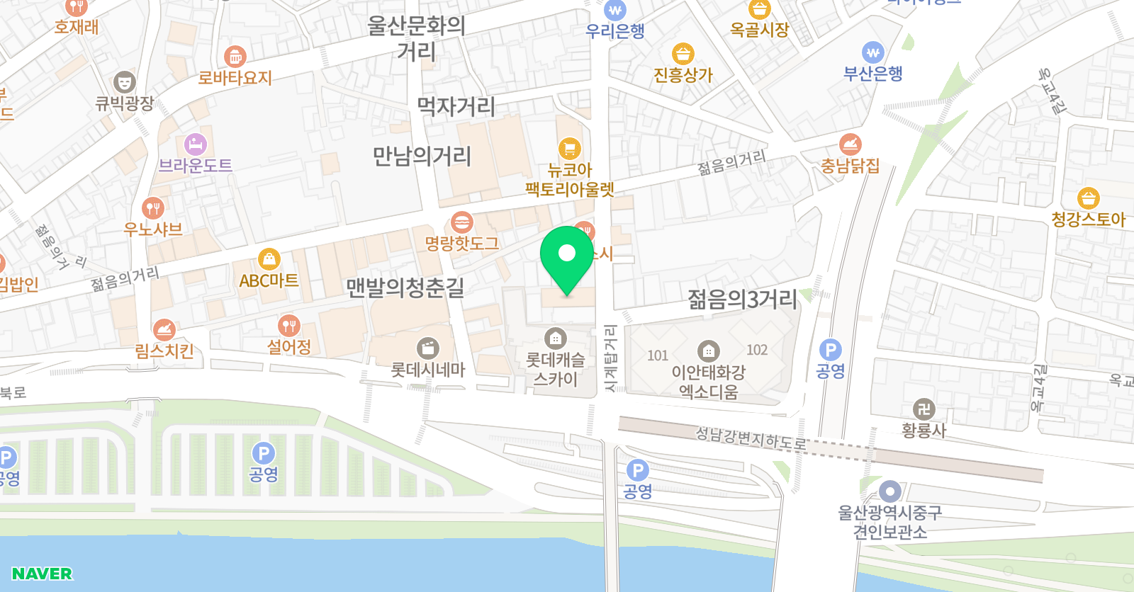 엠오엠 댄스앤뮤직학원 위치