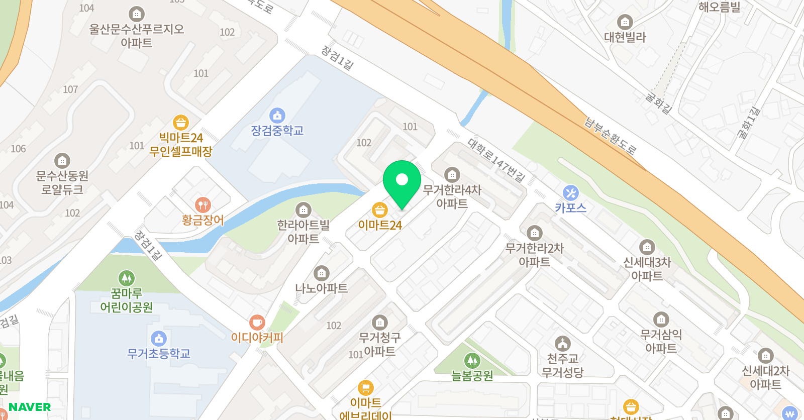 다한 학원 위치