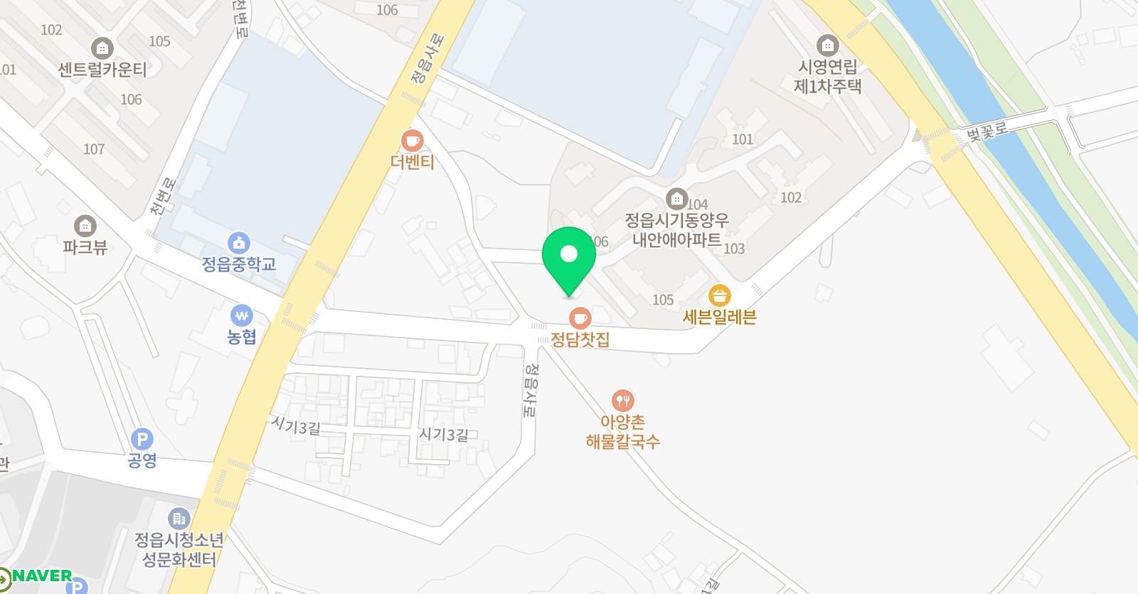 정읍 수학원 위치