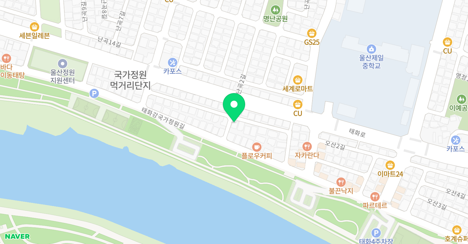 대학 수학교습소 태화점 위치
