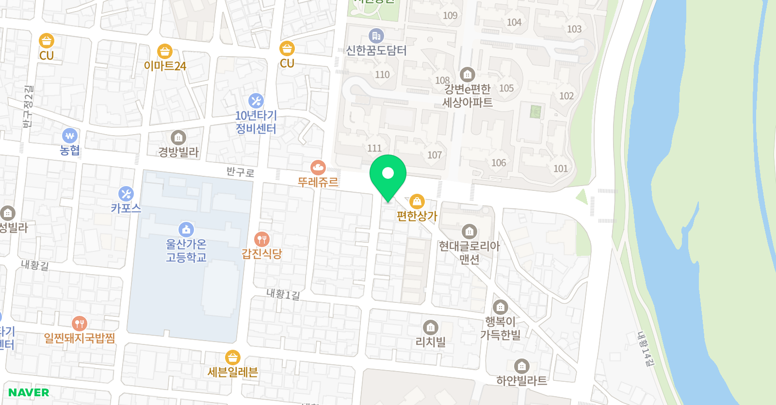 참쉬운 수학학원 위치
