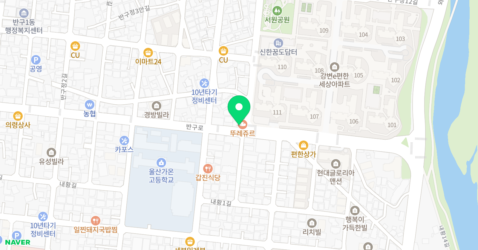 탑스터디 영어수학학원 위치