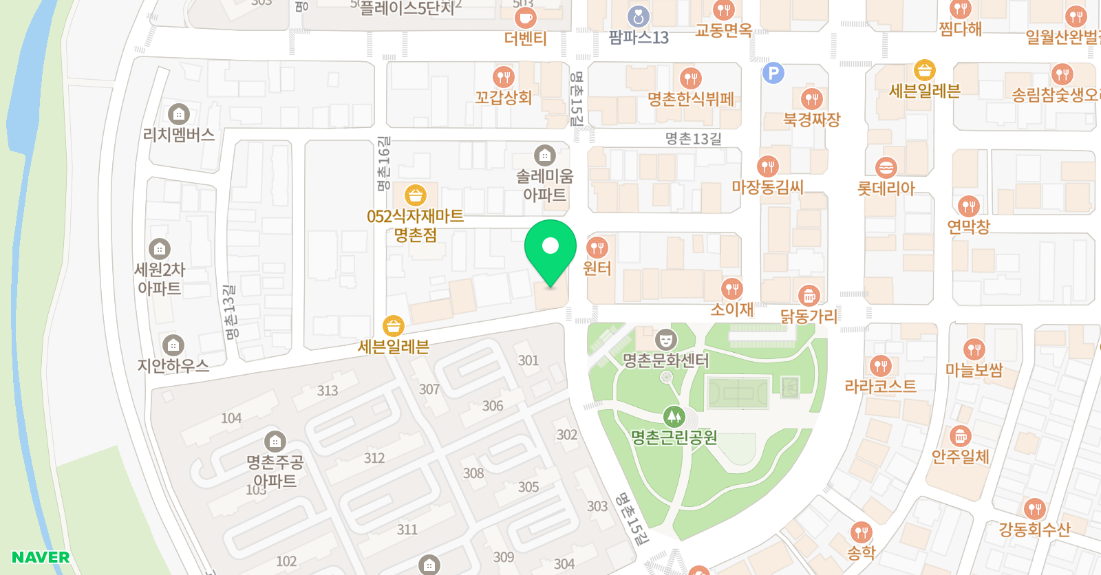 미술이랑나랑 학원 위치