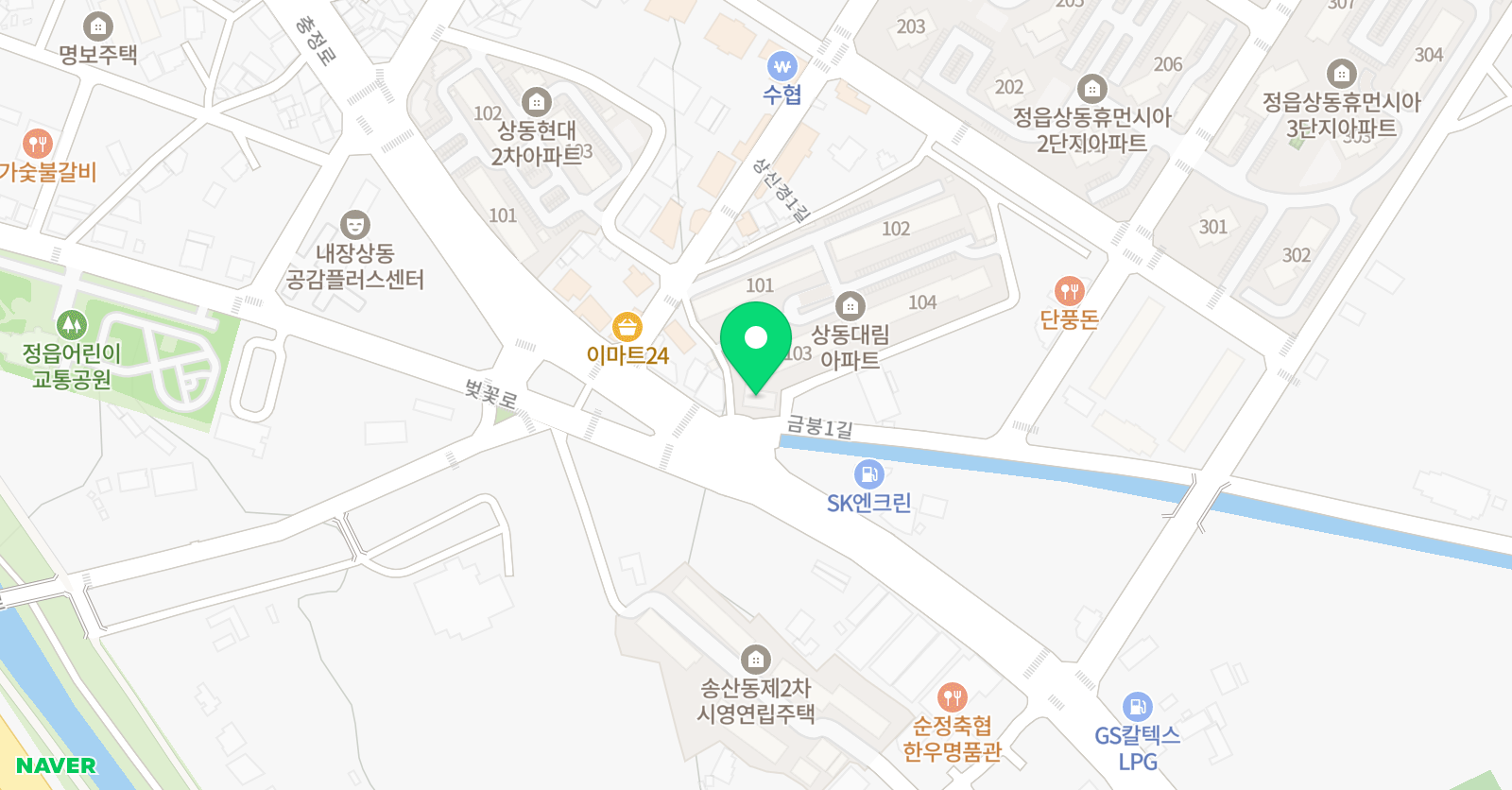 즐거운피아노 음악학원 위치
