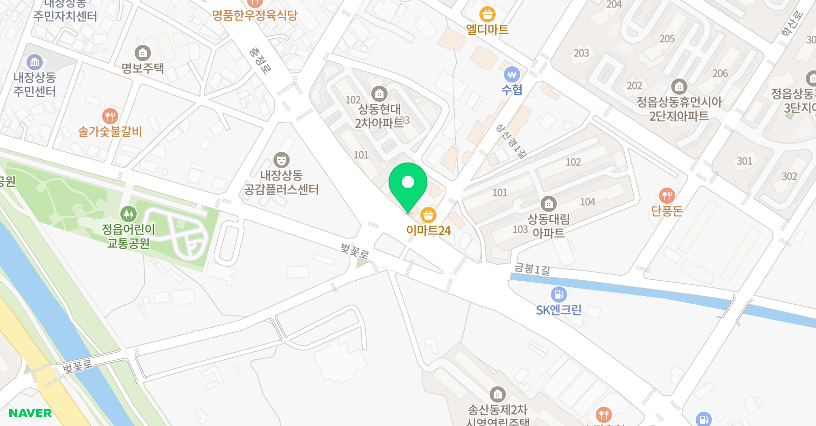일등급 수학학원 위치