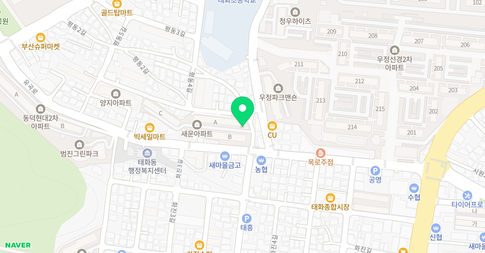 미누 영어학원 위치