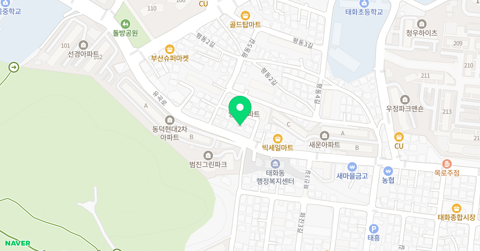 비봉 학원 위치
