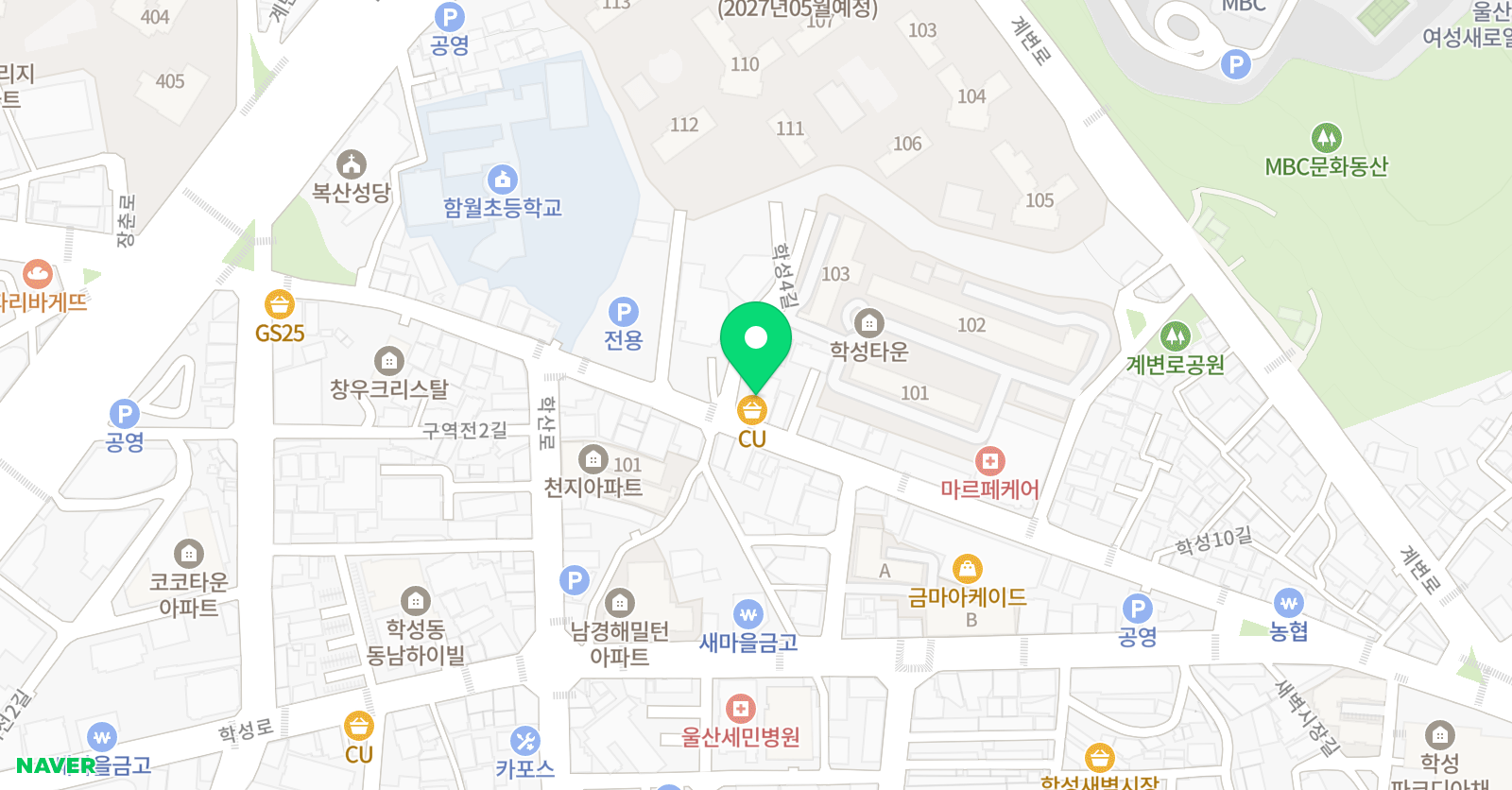 더혼합기도우슈 학성도장 위치
