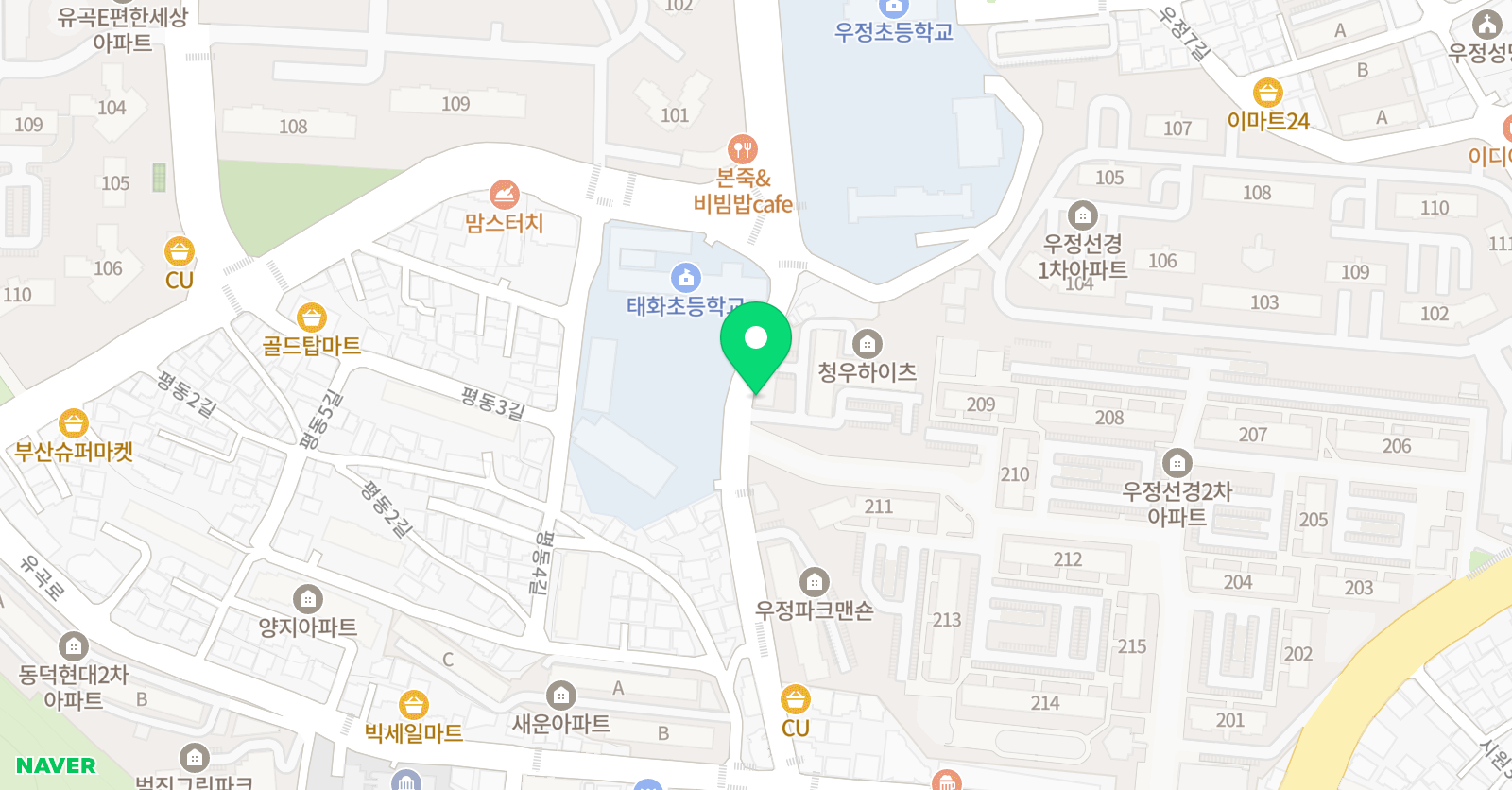 충무 태권도 위치