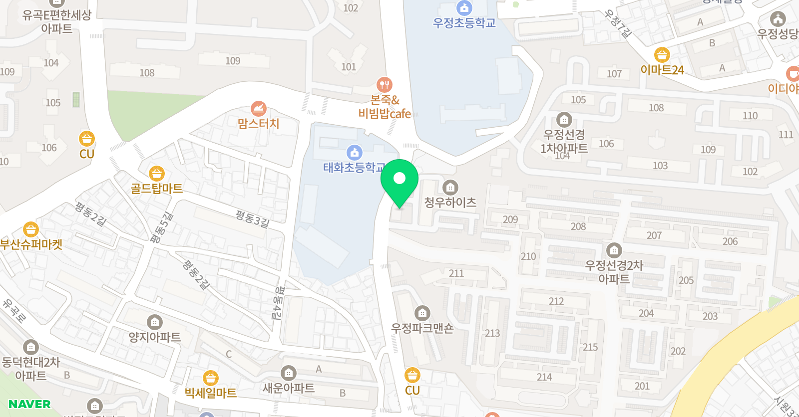채움스터디 학원 위치