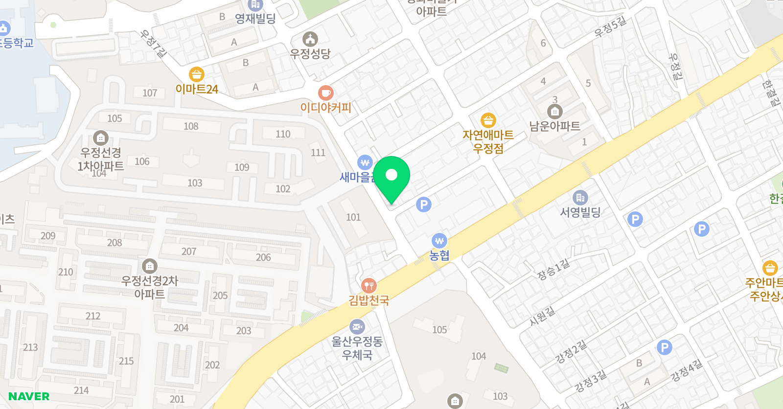 마셈 수학교습소 위치