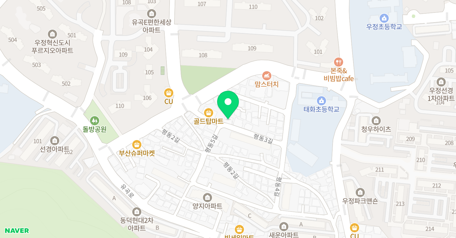 엠베스트 유곡학원 위치