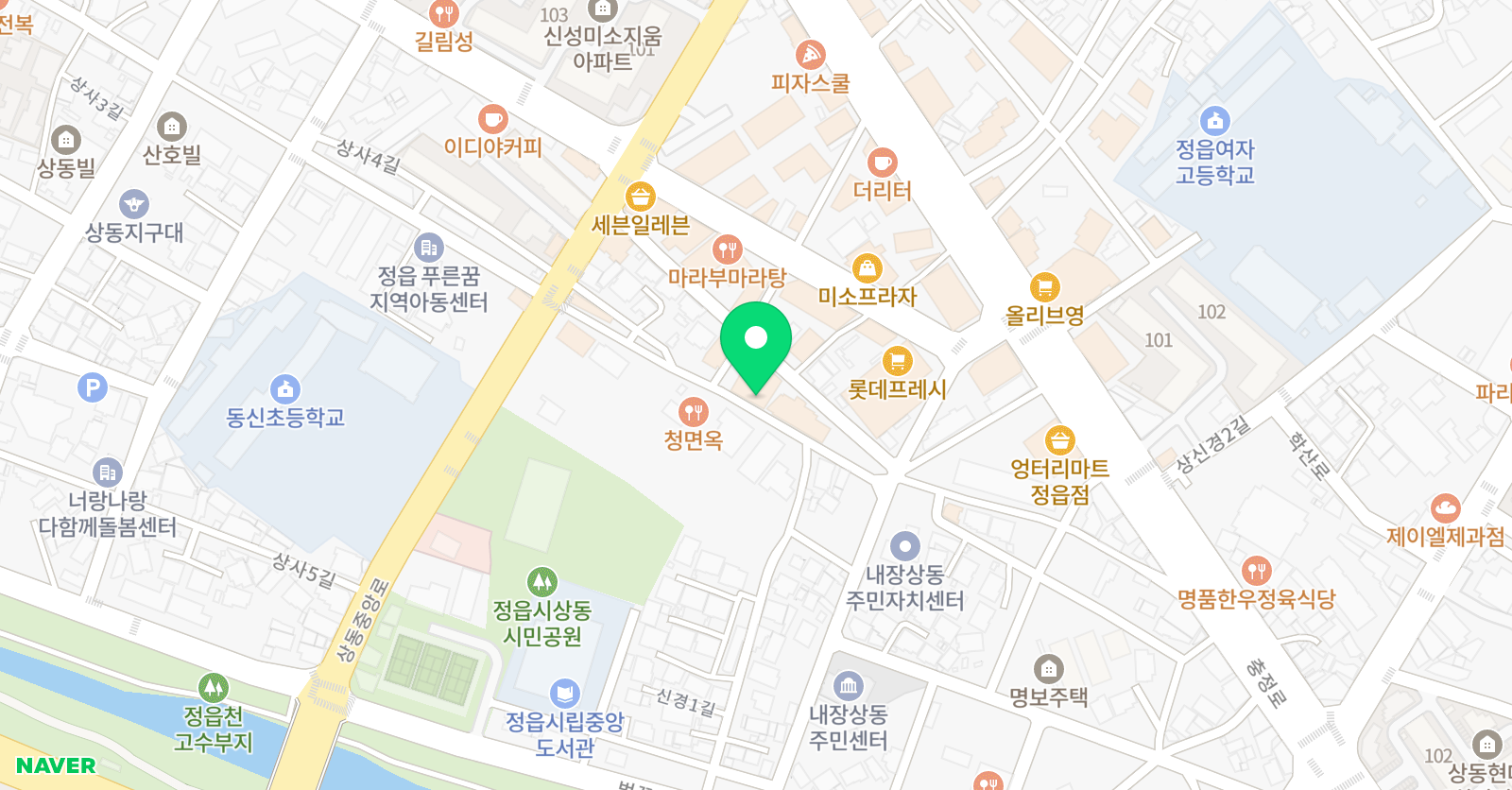 대건 학원 위치