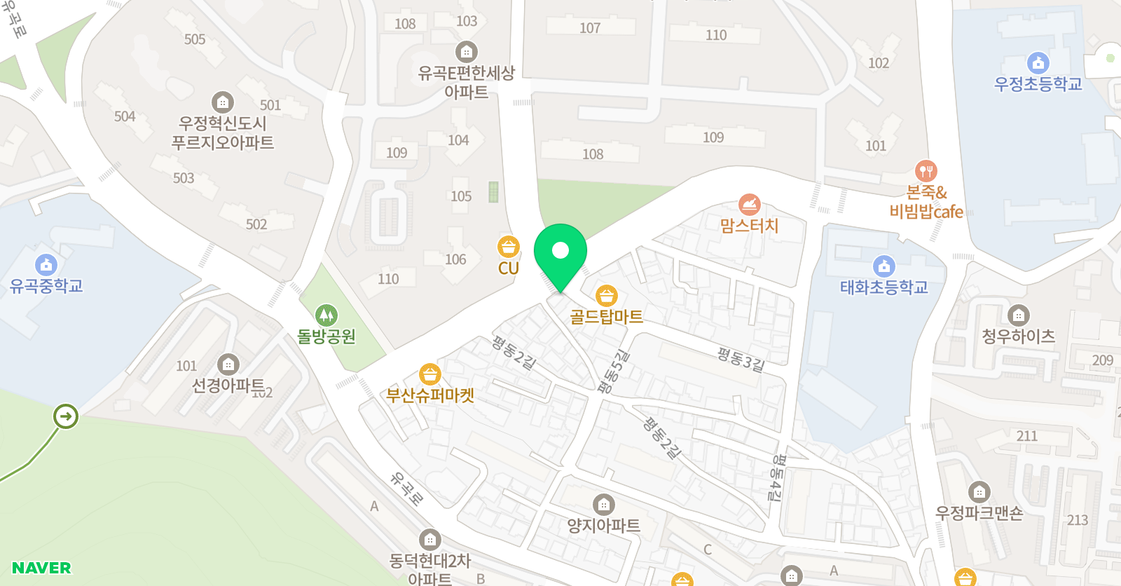 책담아 독서논술학원 위치