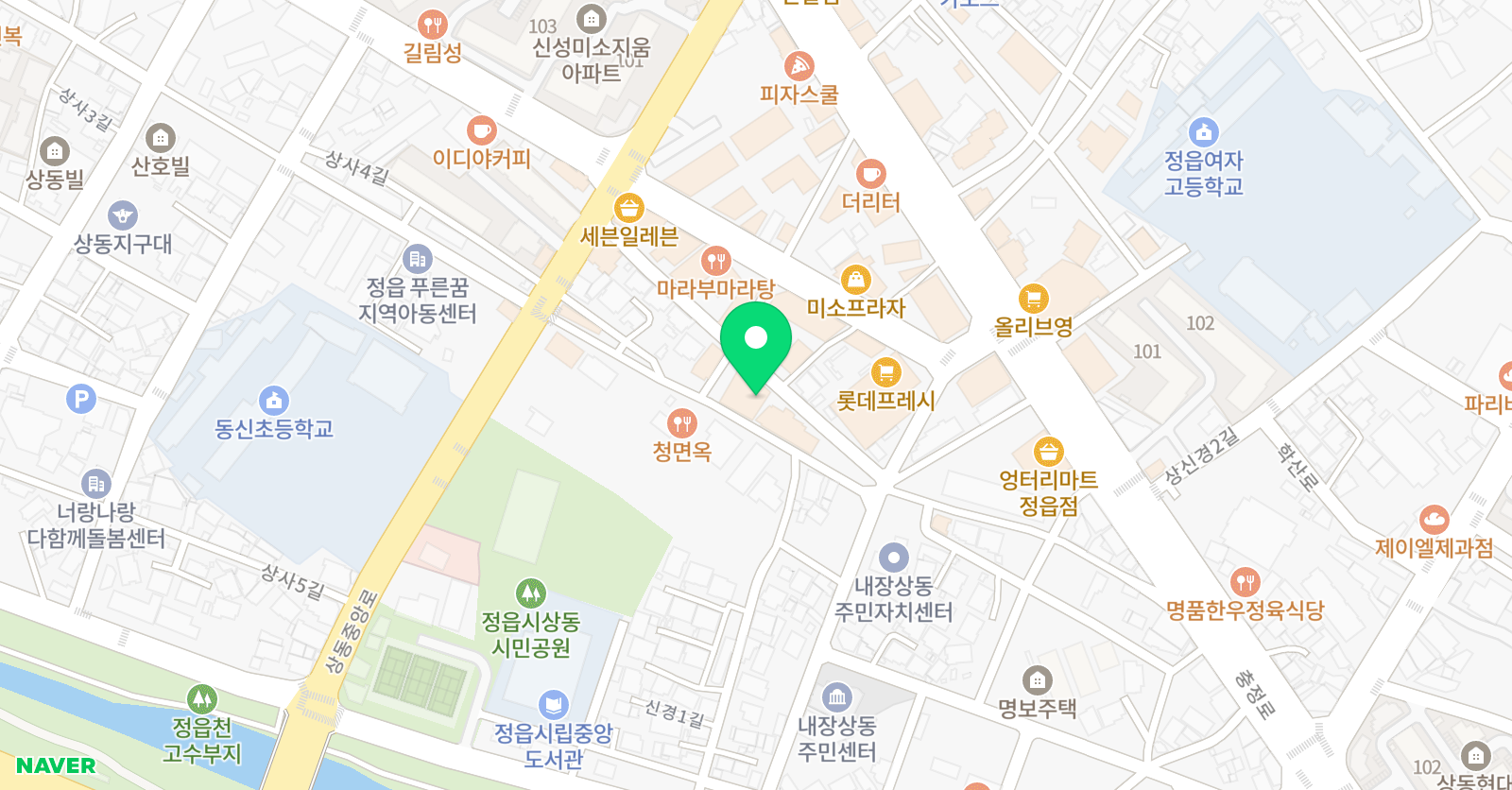 대건 외국어 입시 학원 위치
