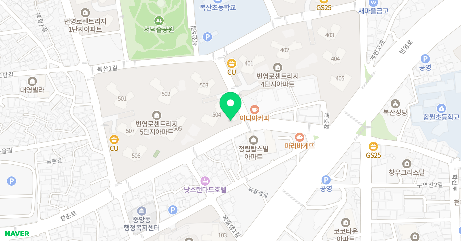 아이비 학원 위치