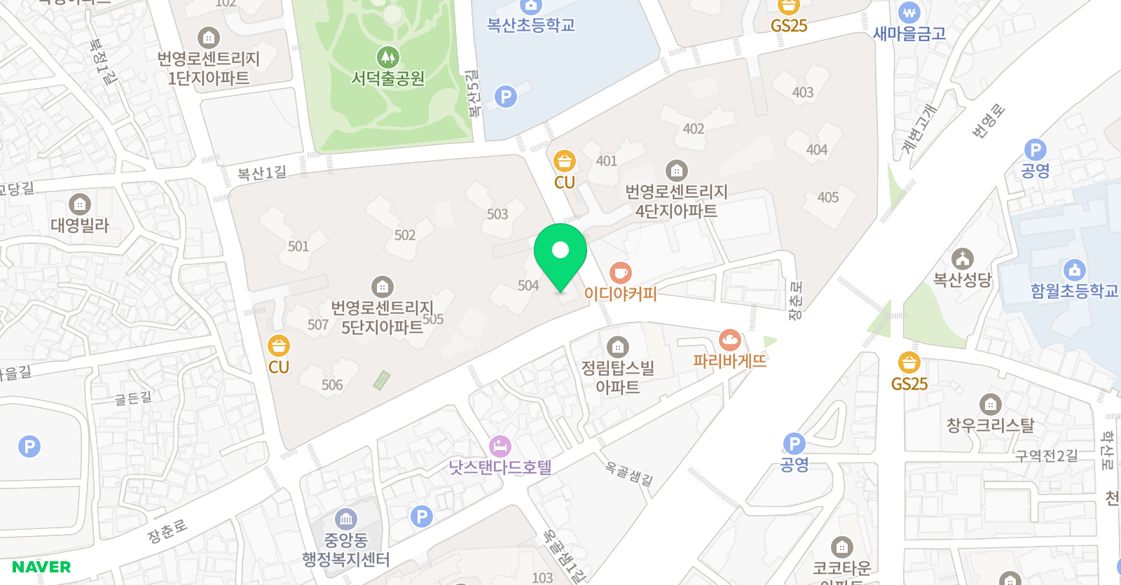 아이비 학원 위치