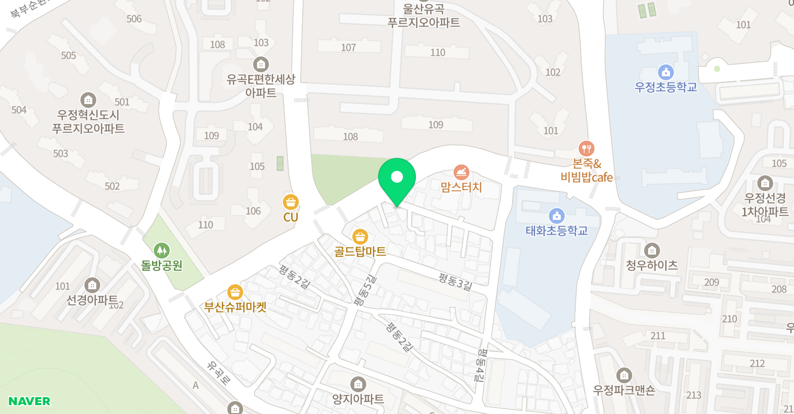 아이앤유 미술학원 위치