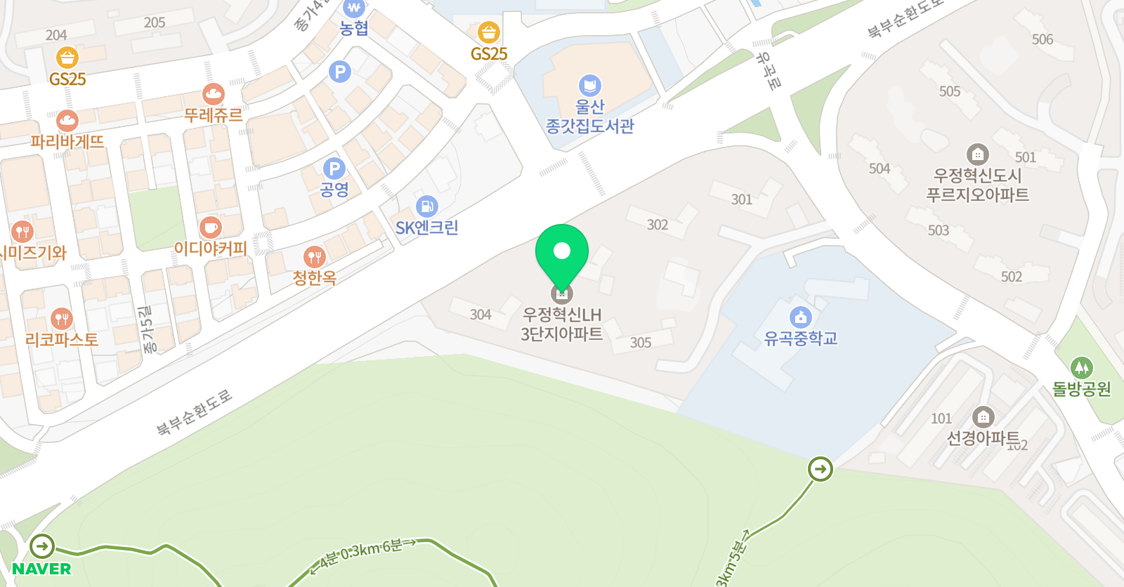 마이티 영어학원 위치