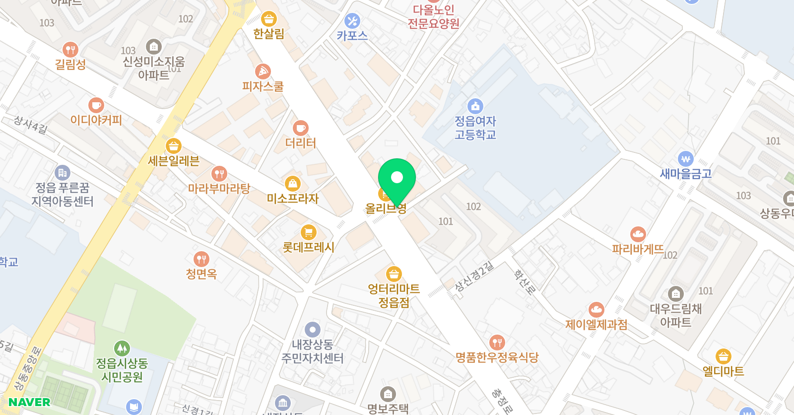 1대1마스터 수학영어중국어학원 위치
