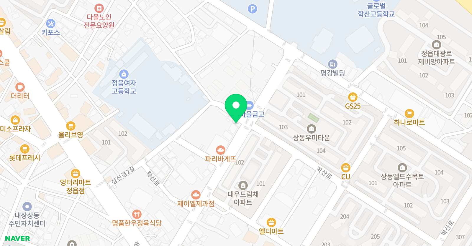 3030영어 유아스 어학원 위치