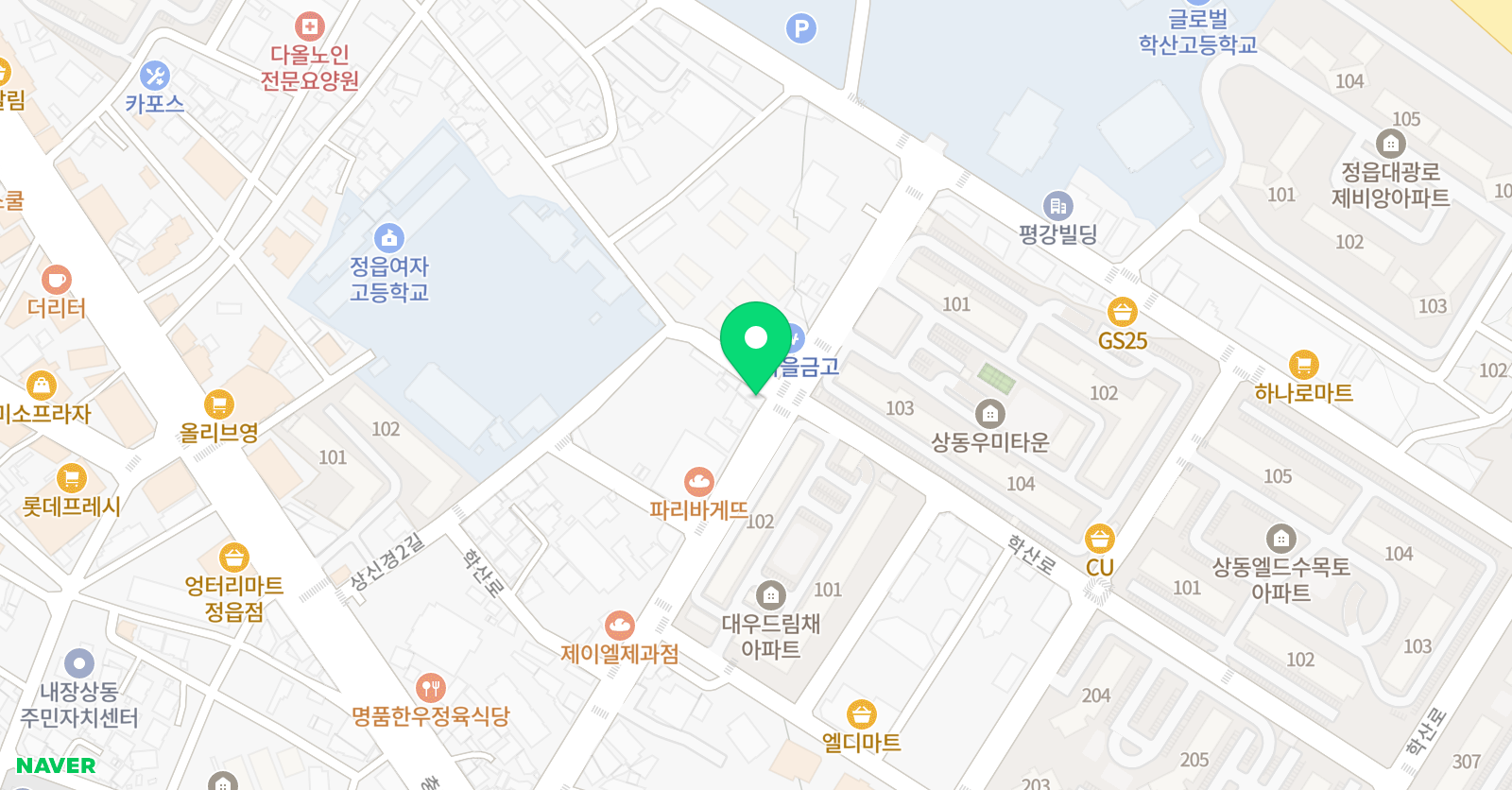 아이크미 전북정읍교육센터 위치