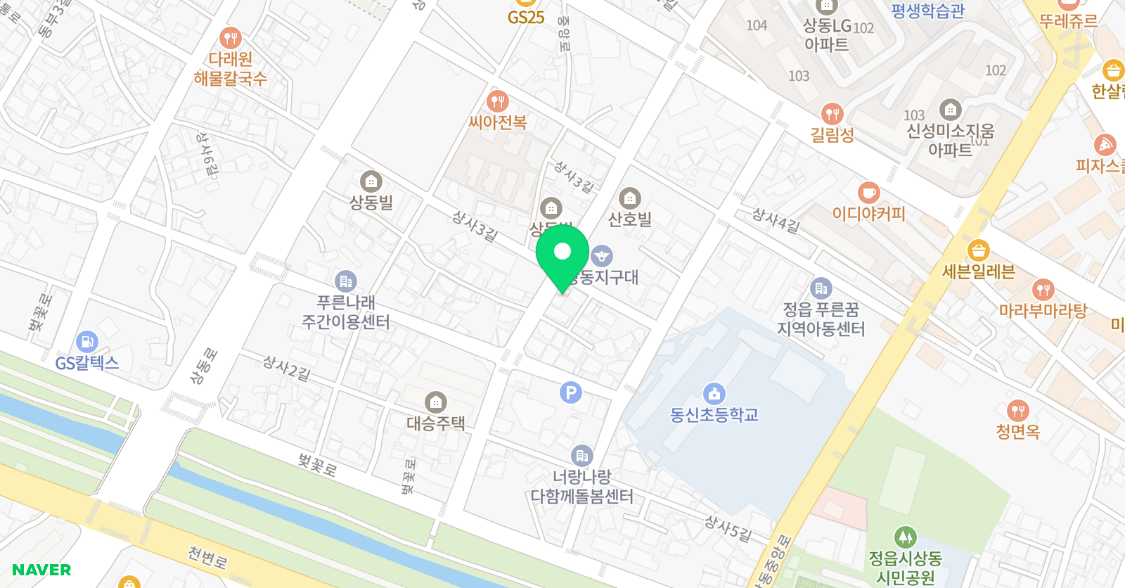 색동 음악학원 위치
