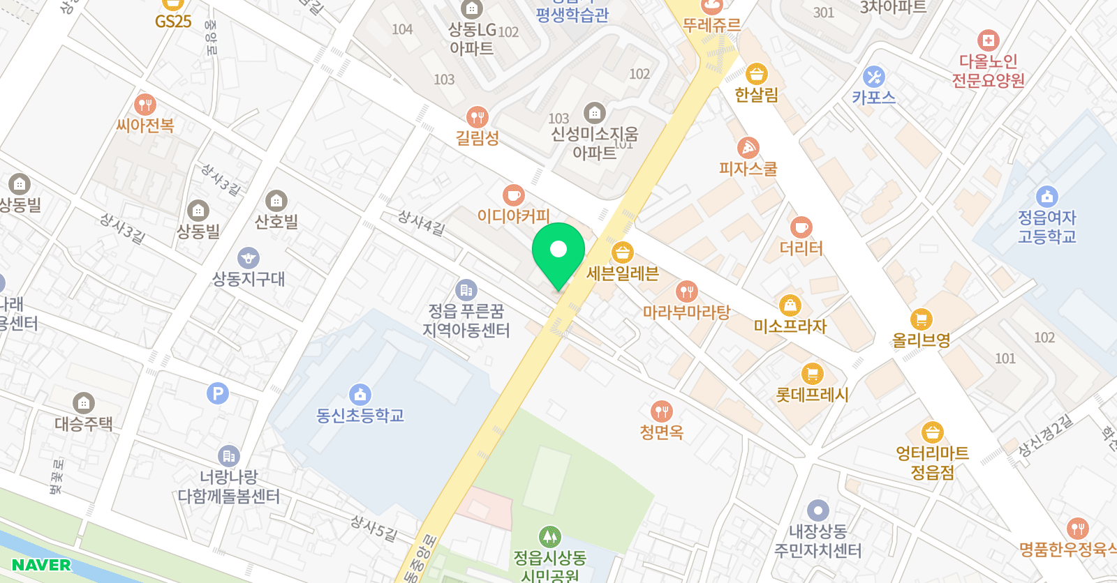 한우리 독서논술학원 위치