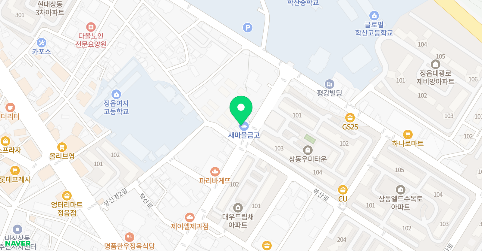 리쌤 정은 수학교습소 위치