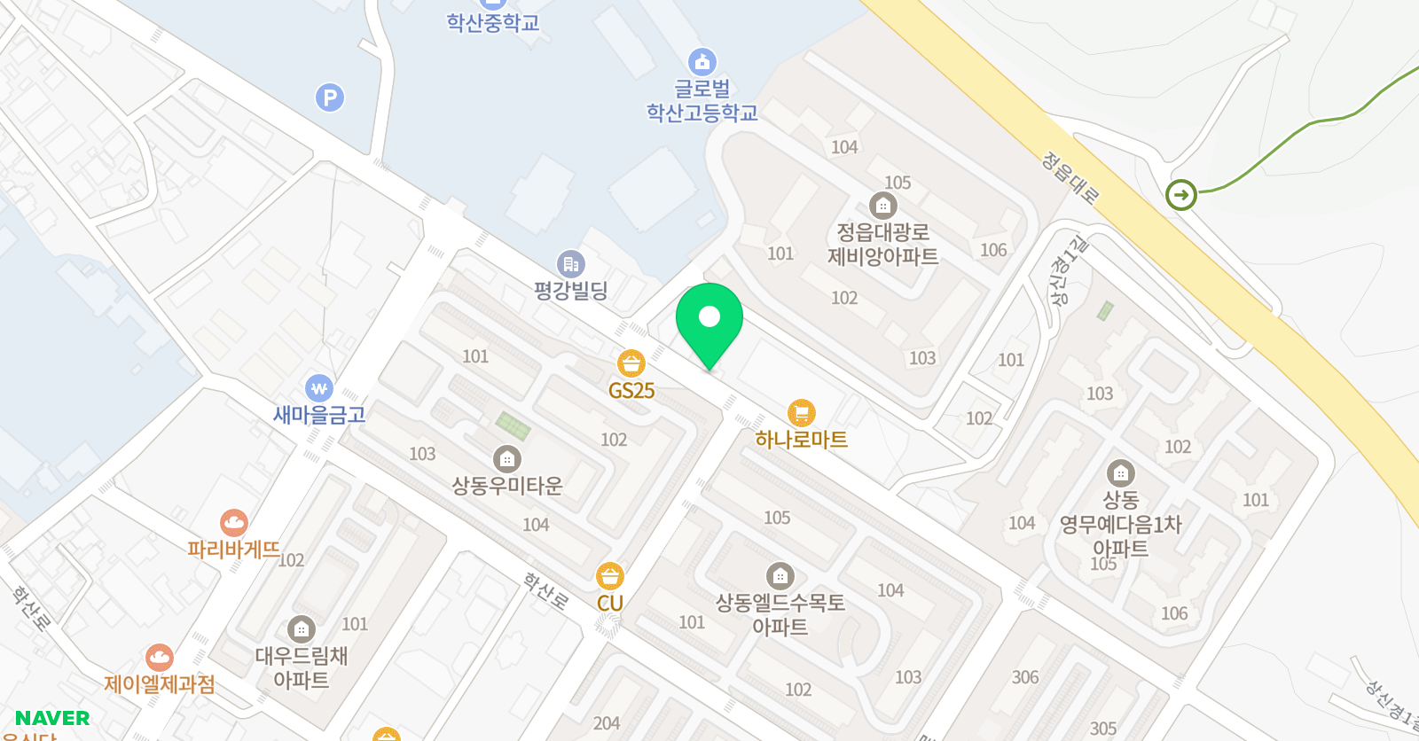 리본첼로 음악학원 위치
