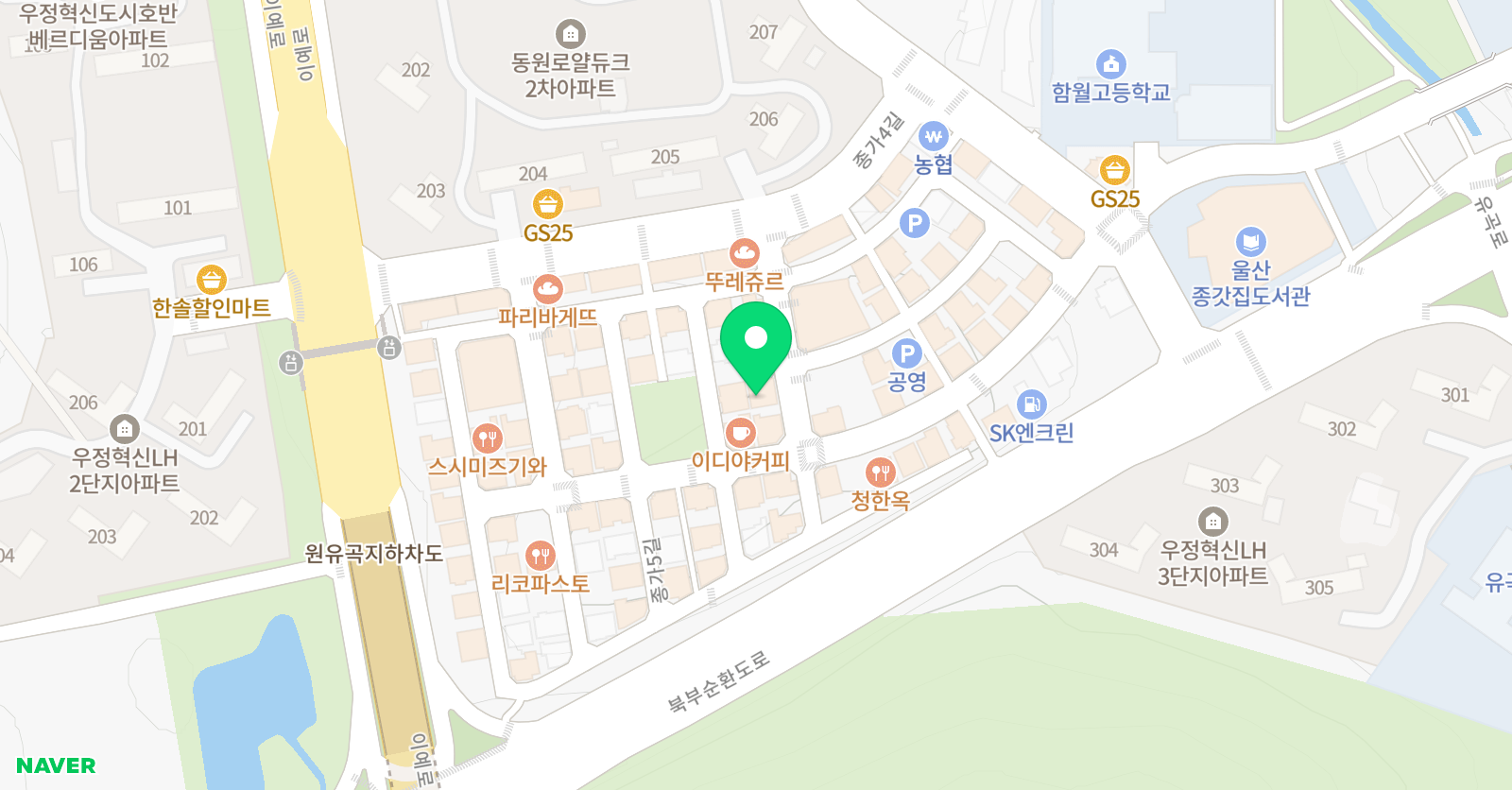 림수학 위치